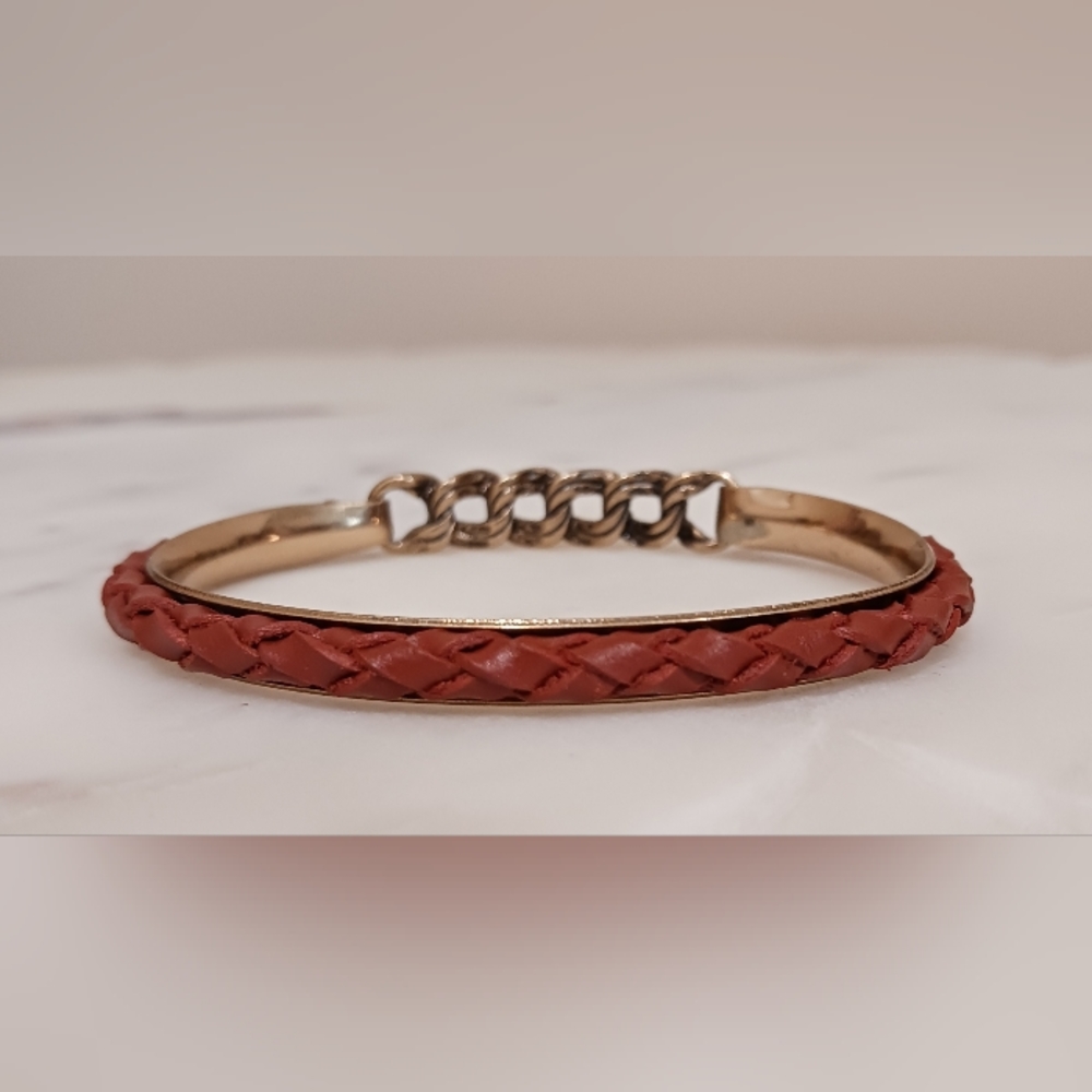 Patricia Nash Leonora Tension Chain Cuff Bracelet - Picture 5 of 7